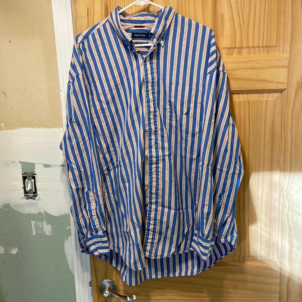 Big & Tall Men’s Nautica Long Sleeve Button-Up